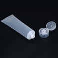 thumbnail image 4 of Uxcell 100ml Squeeze Tube Empty Cosmetic Tubes Plastic with Flip Lid Clear 15 Pack, 4 of 5