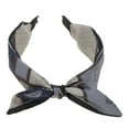 thumbnail image 4 of Unique Bargains 1 Pc Wide Tie Bow Geometric Headbands for Women Navy Blue, 4 of 6