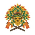 thumbnail image 2 of CafePress - Native Skull Headdress - Twin Duvet Cover, Printed Comforter Cover, 2 of 4