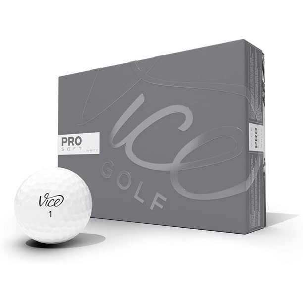 Vice Golf Pro Soft White Golf Ball 1 Dozen