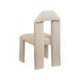 thumbnail image 5 of Meridian Furniture Bennett Beige Boucle Fabric Dining Chair (Set of 2), 5 of 8