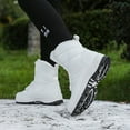 thumbnail image 5 of POROPL Womens Snow Boots Mid Calf Winter Fleece Shoes,Boots for Saving Size 8.5, 5 of 9