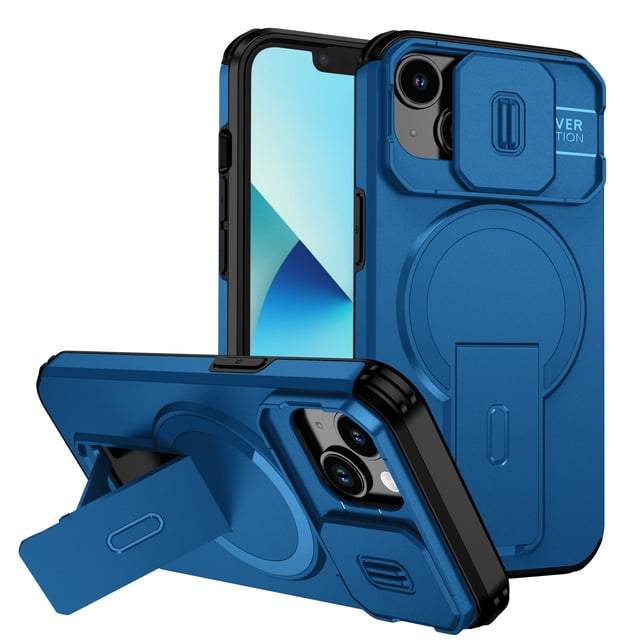 Funda GANGXUN para iPhone 13 – Magnética Antigolpes con Soporte y Protección Doble