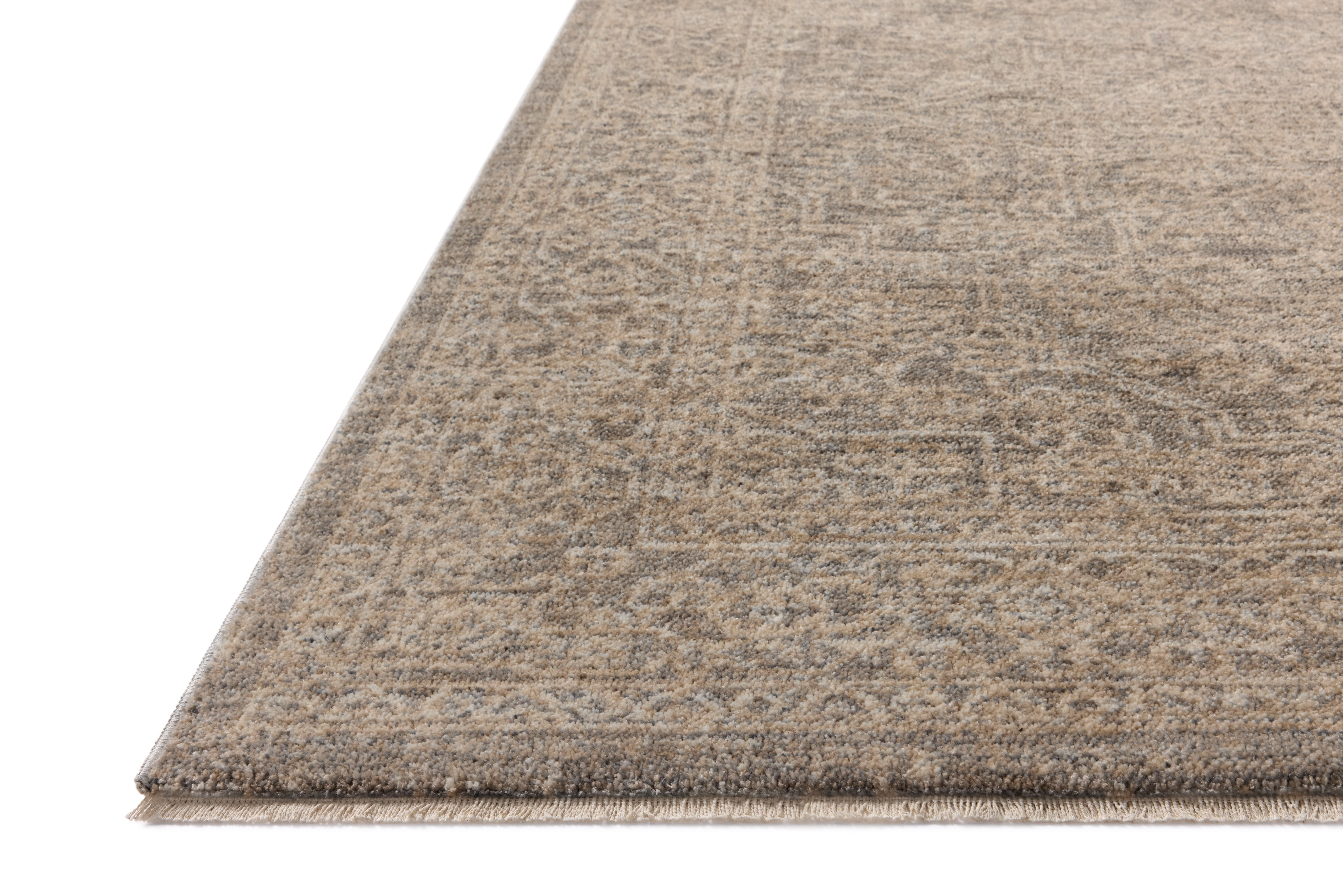 Loloi Newman Slate / Natural 7'-10" x 7'-10" Round Area Rug