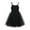 Black, variant on Pejock 9M-8 Years Kids Pageant Flower Girl Dress Little Girls Party Wedding Formal Dresses Toddler Kids Baby Girls Fashion Cute Solid Color Suspenders Mesh Princess Dress