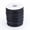 Black-3mm, variant on 1Roll Hollow Pipe PVC Tubular Synthetic Rubber Cord Wrapped Around White Plastic Spool Black 3mm about 27.34 yards