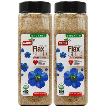 Organic Flax Seed Ground – 16 Oz 2 Pack
