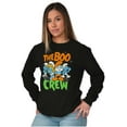 thumbnail image 5 of Spooky Halloween Smurfs The Boo Crew Long Sleeve TShirt Men Women Brisco Brands S, 5 of 6