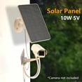 thumbnail image 4 of Cargador de células solares de 10W Paneles solares monocristalinos portátiles de 5V 5x (Blanco) Tmvgtek Para Estrenar, 4 of 8