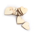 thumbnail image 1 of Fyearfly Formas De Corazón De Madera, Discos De Corazones De Madera Ornamento En Forma De Corazón, Adornos Artesanales De Bricolaje, para Bodas, Placas, Fabricación De Tarjetas Artesanales(40mm), 1 of 5