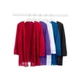 thumbnail image 4 of Catherines Women's Plus Size Pointelle Chevron Cardigan, 4 of 6