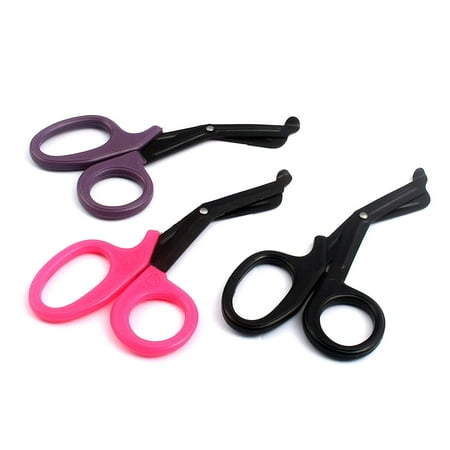 Bandage Scissors Purple OdontoMed2011® Pack of 3 Shears First Aid Emergency Bandage Paramedic Nursing Scissor 5.5