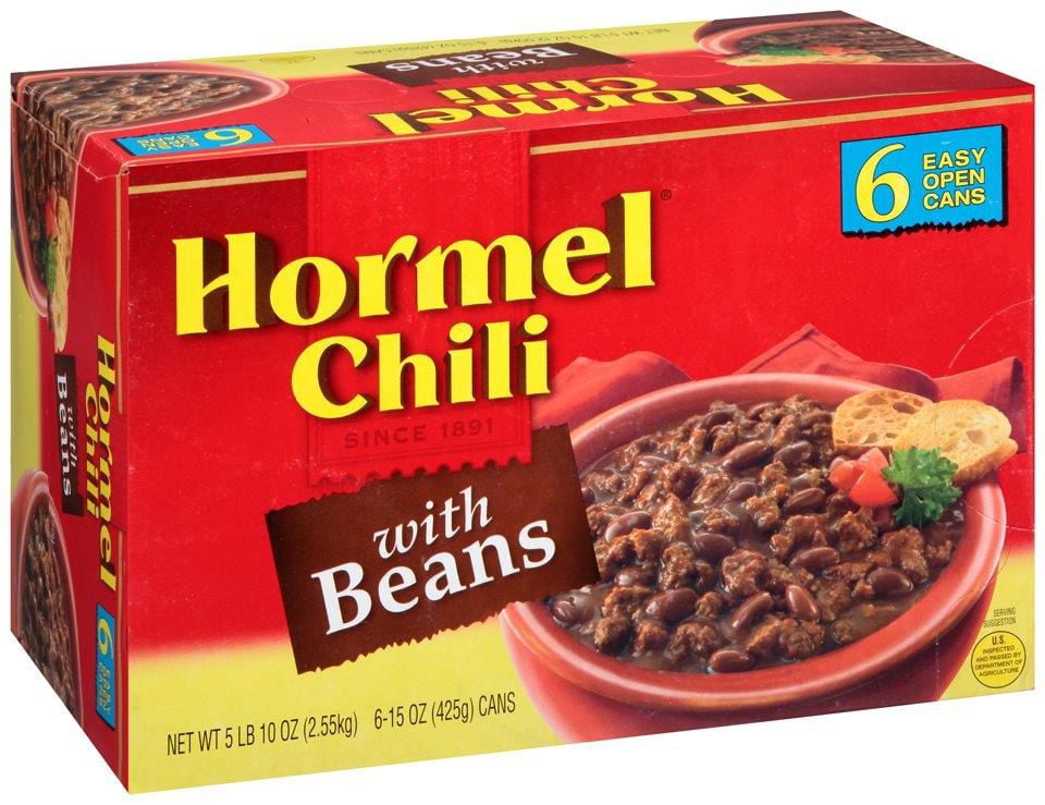 Product of Hormel Chili with Beans, 6 pk./15 oz