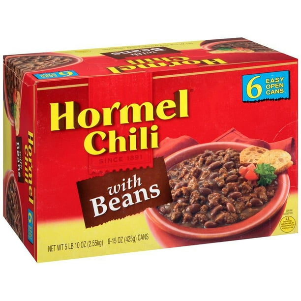 Product of Hormel Chili with Beans, 6 pk./15 oz.