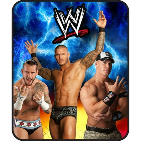 WWE Power of the "W" 50" x 60" Microfleece Throw