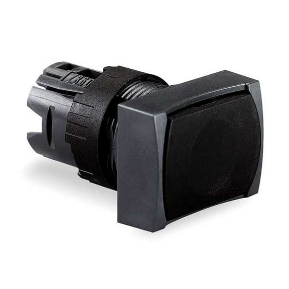 Schneider Electric Flush Push Button,Black,Non-Illum,16mm ZB6DA2