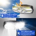 thumbnail image 4 of Lapalife Solar Lights Outdoor 104 LED Motion Sensor Wall Lights with 3 Working Modes 120 Degree Coverage, IP65 Waterproof Wireless Solar Powered Lights for Patio Garden Porch Lawn Backyard Garage 1PCS, 4 of 7