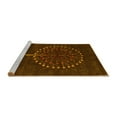 thumbnail image 2 of Ahgly Company Machine Washable Indoor Rectangle Abstract Yellow Contemporary Area Rugs, 8' x 12', 2 of 4