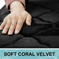 thumbnail image 3 of Buganda Memory Foam Bathroom Rugs, Ultra Soft and Absorbent Bath Mat, Thick Bath Rug for Bathroom Floor, 36x24, Black, 3 of 10