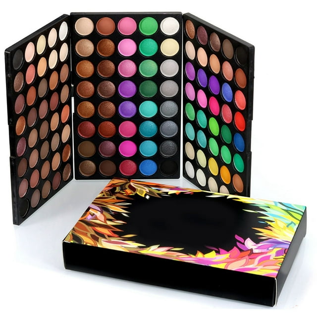 Paleta de sombras de ojos mate con brillo, paleta de sombras de ojos de 120 colores, paleta de sombras de ojos, paleta de maquillaje de ojos, diseño de clase mundial