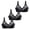 Black, variant on 3-PACK Women's Sexy Lace Bras Underwire Everyday Bra Comfort Push Up Bralettes Beige 90E