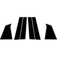thumbnail image 3 of Rvinyl Pillar Post Pre Cut Window Trim Kit Gloss Black Fits Chevrolet Malibu 2016-2024, 3 of 8