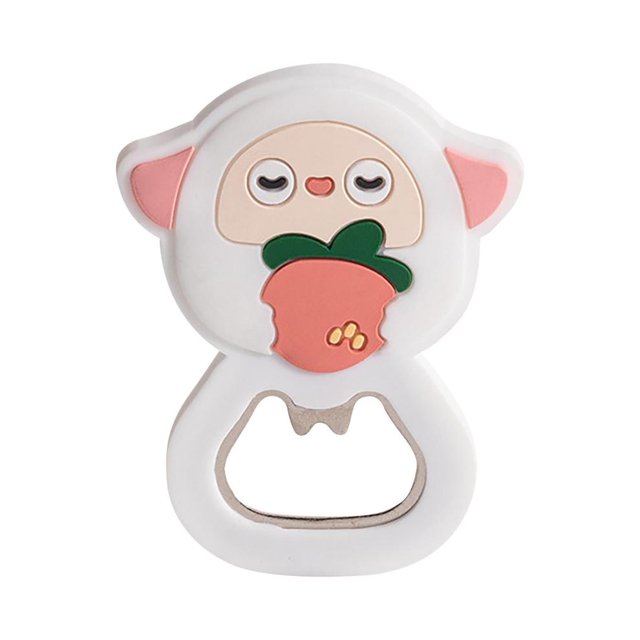 SDNall Bottle Opener Magnetic Suction Refrigerator Sticker Interesting Household Beer Screwdriver Silicone Cap Opener Bottle Opener Cap Opener Artifact