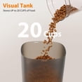 thumbnail image 3 of Automatic Cat Feeders for Two Cats, 5L/20 Cups Double Automatic Cat Food Dispenser with 2 Stainless Bowls, Timer Setting 20 Portions 6 Meals Per Day, 10s Meal Call, Pet Feeder for Cat, 3 of 8