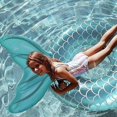 thumbnail image 5 of Inflatable Buoy, Durable Inflatable Round with Handle Air Mattress Floating Inflatable Pool Raft Pool Float Ring Adult Size (Fish Tail Lake Blue), 5 of 5