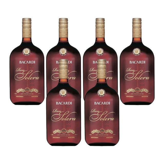 Pack De 6 Ron Bacardi Solera 750Ml