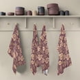 thumbnail image 5 of GZHJMY White Flowers and Plants 4PCS Kitchen Towels Dish Clothes Absorbent Dishcloths Reusable Rapid Drying for Kitchen Bathroom Hotel Household Hand Towels 29"X18" inch, 5 of 7