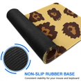 thumbnail image 6 of Long Mouse Pads for Desk,Yellow and Brown Of Leopard Print Desk Mats on Top Of Desks, Desk Mouse Pad Extra Large with 3mm Non-Slip Base and Stitched Edge for Gaming,Office,Work,Home 31.5"x15.7", 6 of 6