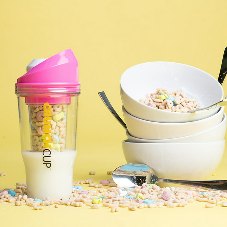 plastic breakfast cereal to go cup