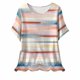 thumbnail image 1 of Camisetas de Manga Corta para Mujeres, Camiseta de Cuello Redondo Impresa de Moda, Primavera Y Verano Casual, 1 of 9