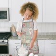 thumbnail image 4 of Pioneer Flower Floral Print Pattern Kids Aprons for Girls and Boys,Adjustable Neck Strap Toddler Aprons for Kids Cooking Baking, 4 of 7