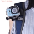 thumbnail image 2 of Backpack Strap Cap Clip Mount 360 Degree Rotary Clamp Arm for GoPro Hero 7/6/5/4/3+ for Yi Lite 4K + Action Camera, 2 of 5