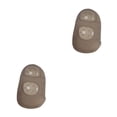 thumbnail image 4 of Tholdsy Protectores de silicona para dedos de guitarra, antideslizantes, resistentes al desgaste, para ukelele, ahuecados, hipoalergénicos, gris L Type2 NO2, 4 of 6