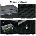 thumbnail image 2 of Costway Gun Security Safe Quick-Access Firearm Safety Device Keypad/Key Access, 2 of 10