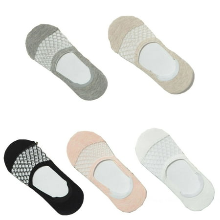

SUANMAY Socks Adult Kids Socks Comfortable Sweat Absorption Loose Flat Socks Non-Slip Cotton Material For Home 1 Set Multi-color 5 pairs