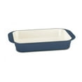 Cuisinart Enameled Cast Iron 14" Roasting/Lasagna Pan, Provencal Blue
