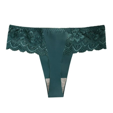 

CLZOUD Women s Panties Lace Womens Lace Breathable Lace Hollow Out and Raise The Pure Brief Panties L