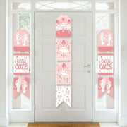 Big Dot of Happiness Tutu Cute Ballerina - Hanging Vertical Paper Door Banners - Ballet Birthday Party Baby Shower Wall Decor Kit - Indoor Door Decor