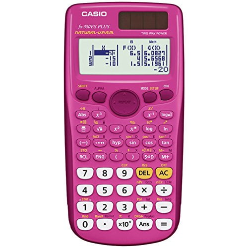 Casio fx-300ES PLUS Calculatrice scientifique, Rose 