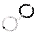 thumbnail image 2 of Pulsera Fernando con imán para parejas Turquesa blanco, 2 of 8