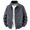 Gray, variant on Mens Light Jackets Casual Stylish Windbreakers for Men Light Track Jacket Laydown Collar Fall Golf Coats 2026