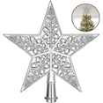 thumbnail image 1 of Adorno de estrella para árbol de Navidad, adorno de decoración navideña, 1 of 5