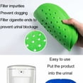 thumbnail image 4 of Jinsinto Urinal screen, urinal insert, deodorant urinal screen urinal splash protection mat suitable urinal insert 8 pieces (large hole), 4 of 5