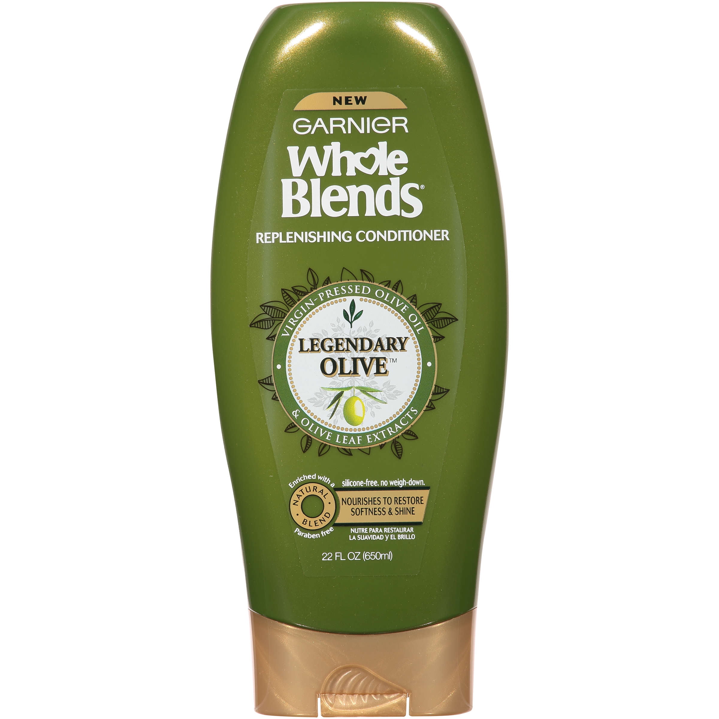 Garnier Whole Blends Replenishing Conditioner Legendary Olive 22 FL OZ