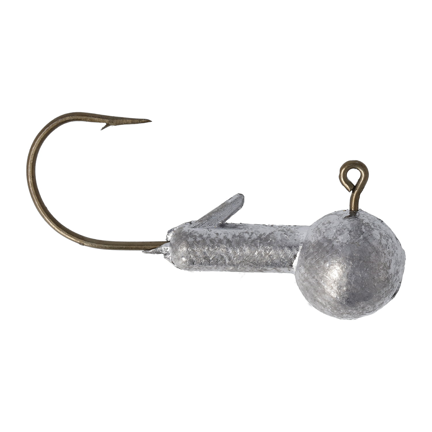 11 pk 1/16 oz Football Bass Fishing Jigs Bronze Sickle Hooks 