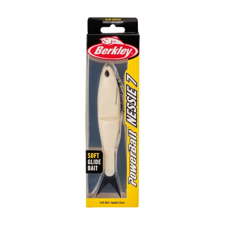 Berkley PowerBait Nessie Soft Plastic Glide Bait, 7 inch